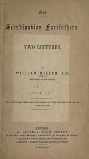 Cover of: Our Scandinavian forefathers: two lectures