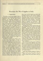 Cover of: Provision for war cripples in Italy by Underhill, Ruth Murray