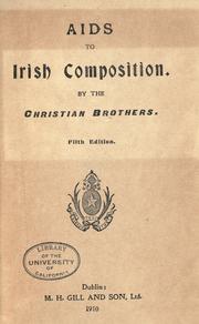 Cover of: Aids to Irish composition