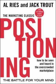 Cover of: Positioning by Al Ries, Jack Trout