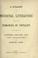 Cover of: A catalogue of medieval literature, especially of the romances of chivalry, and books relating to the customs, costume, art, and pageantry of the middle ages.