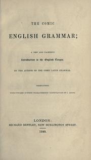 Cover of: The comic English grammar by Leigh, Percival