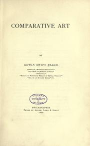 Comparative art by Edwin Swift Balch