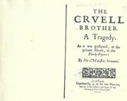 Cover of: The Cruell Brother. by William D'Avenant