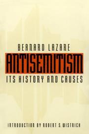 Cover of: Antisemitism by Bernard Lazare