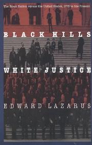 Black Hills White Justice by Edward Lazarus