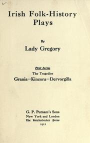 Cover of: Irish folk-history plays by Augusta Gregory