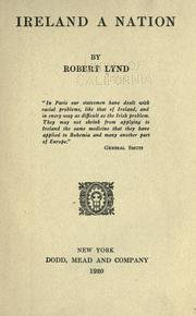 Cover of: Ireland a nation by Lynd, Robert