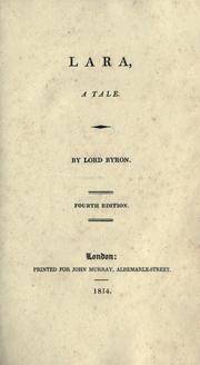 Cover of: Lara: a tale.