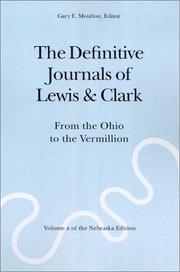 Cover of: The Difinitive Journals of Lewis & Clark, Vol. 2 | Meriwether Lewis