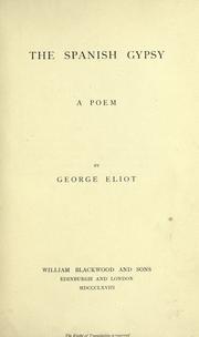 Cover of: The Spanish gypsy by by George Eliot.