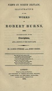 Cover of: Views in North Britain: illustrative of the works of Robert Burns.