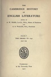 Cover of: The Cambridge history of English literature