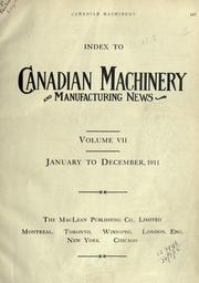 Canadian machinery and metalworking