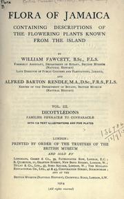 Cover of: Flora of Jamaica, containing descriptions of the flowering plants known from the island | William Fawcett