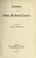 Cover of: Letters of John Richard Green
