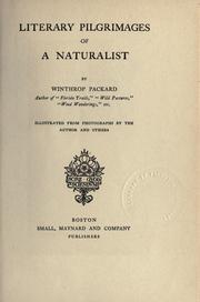 Cover of: Literary pilgrimages of a naturalist
