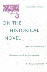 Cover of: On the Historical Novel