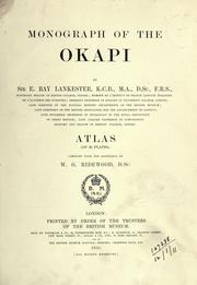 Cover of: Monograph of the okapi