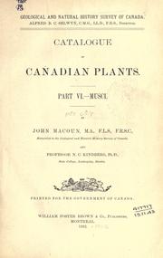 Catalogue of Canadian plants by John Macoun