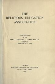 Cover of: Proceedings of the annual convention.