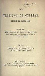 Cover of: The writings of Cyprian