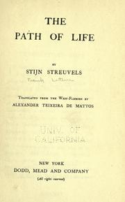 Cover of: The path of life by Stijn Streuvels
