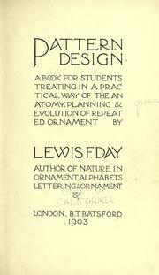 Cover of: Pattern design by Lewis Foreman Day