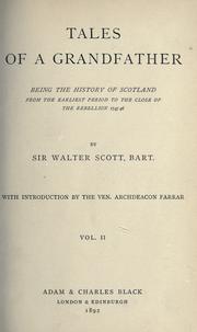 Cover of: The tales of a grandfather by Sir Walter Scott