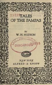 Cover of: Tales of the Pampas
