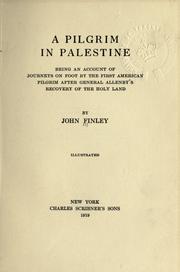 Cover of: pilgrim in Palestine: being an account of journeys on foot by the first American pilgrim after General Allenby's recovery of the Holy Land.