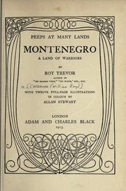 Cover of: Montenegro: a land of warriors