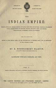 Cover of: The Indian empire | Robert Montgomery Martin