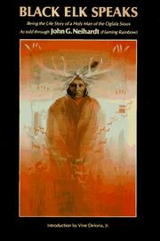 Cover of: Black Elk Speaks: Being the Life Story of a Holy Man of the Oglala Sioux