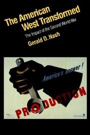 Cover of: The American West transformed: the impact of the Second World War