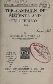 Cover of: campaign of Magenta and Solferino, 1859