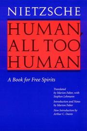 Cover of: Human, all too human by Friedrich Nietzsche