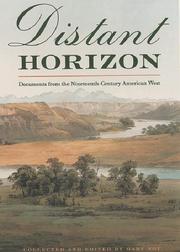 Cover of: Distant Horizon: Documents from the Nineteenth-Century American West