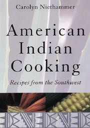 Cover of: American Indian Cooking by Carolyn Niethammer