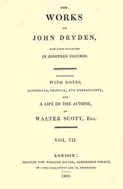Cover of: The works of John Dryden by John Dryden