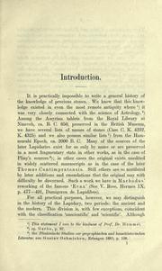 Precious stones in old English literature by Robert Max Garrett