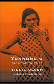 Cover of: Yonnondio by Tillie Olsen, Tillie Olsen