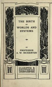 Cover of: birth of worlds and systems