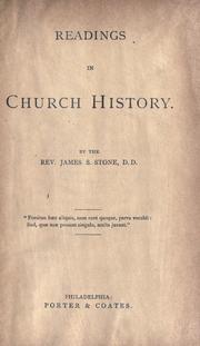 Cover of: Readings in church history