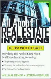 Cover of: All about real estate investing: the easy way to get started