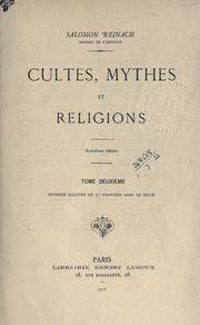 Cover of: Cultes, mythes et religions.
