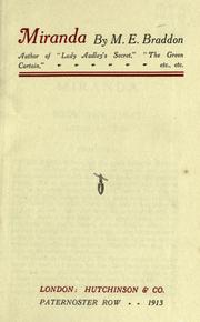 Cover of: Miranda