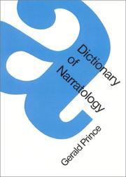 Cover of: dictionary of narratology | Gerald Prince