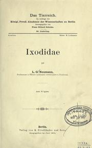 Ixodidae by Louis Georges Neumann