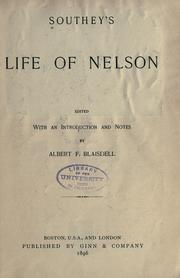 Cover of: Southey's Life of Nelson. by Robert Southey